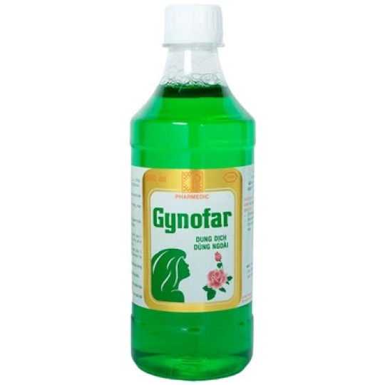 Dung dịch vệ sinh phụ nữ Gynofar 500ml Pharmedic hỗ trợ vệ sinh phụ nữ, sát trùng ngoài da