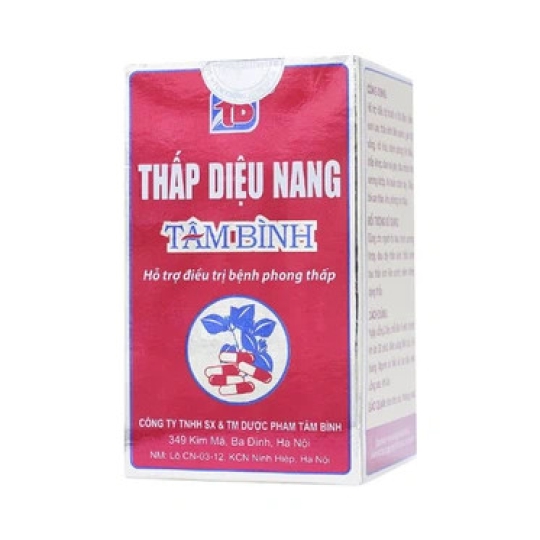 Viên uống Thấp Diệu Nang Tâm Bình hỗ trợ điều trị bệnh phong thấp (60 viên)