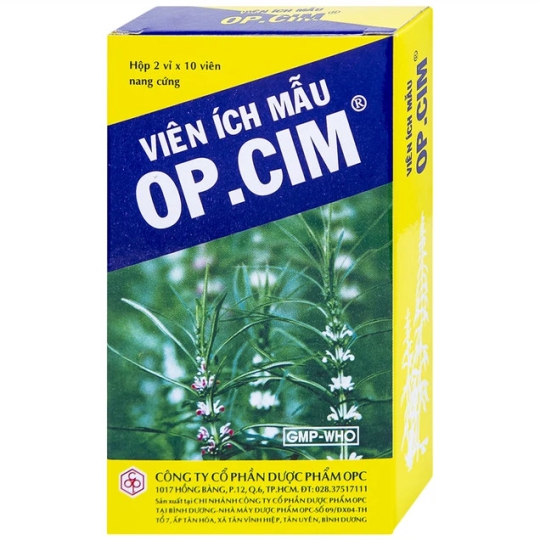 Viên ích mẫu OP.CIM OPC giúp điều hòa kinh nguyệt (20 viên)