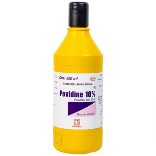 Dung dịch Povidine 10% Pharmedic sát trùng, sát khuẩn vết thương (500ml)