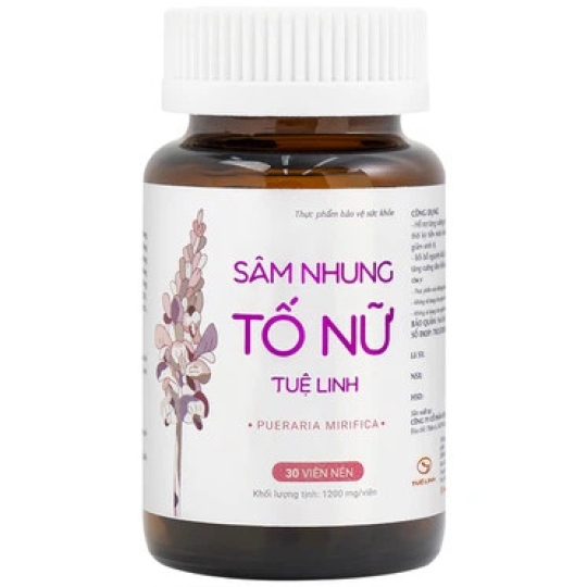 Viên uống Sâm Nhung Tố Nữ Tuệ Linh hỗ trợ tăng cường nội tiết tố nữ (Hộp 30 viên)