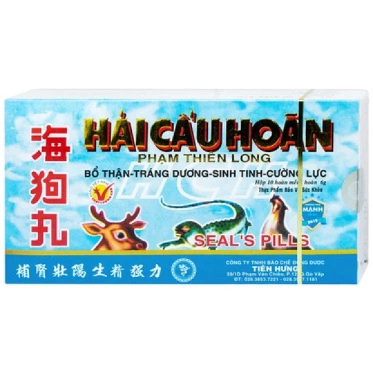 Viên uống Hải Cẩu Hoàn Tiên Hưng bổ thận, tráng dương, sinh tinh, cường lực (10 viên)