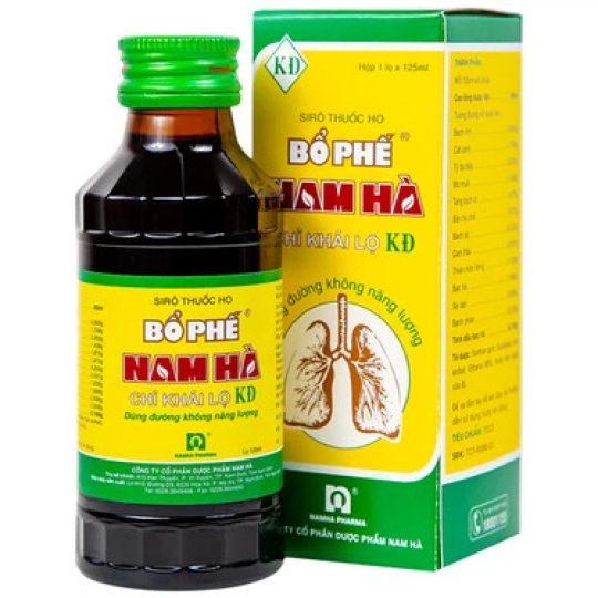 Siro thuốc Bổ Phế Nam Hà Chỉ Khái Lộ KĐ hỗ trợ điều trị ho, tiêu đờm (Chai 125ml)