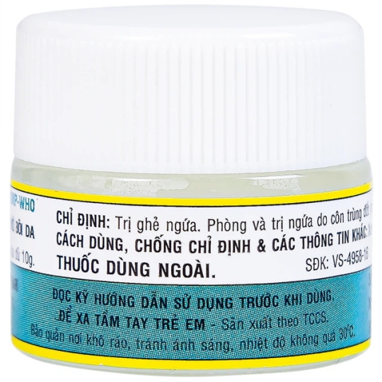 Thuốc mỡ bôi da D.E.P Mekophar điều trị ghẻ ngứa (10g)