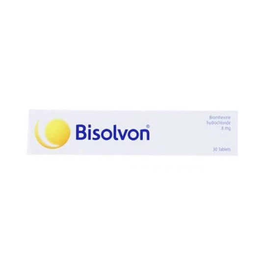 Thuốc Bisolvon 8mg Boehringer làm loãng đờm, tiêu chất nhầy (3 vỉ x 10 viên)