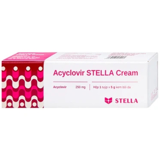 Kem bôi da Acyclovir Stada Cream điều trị nhiễm virus Herpes simplex (5g)