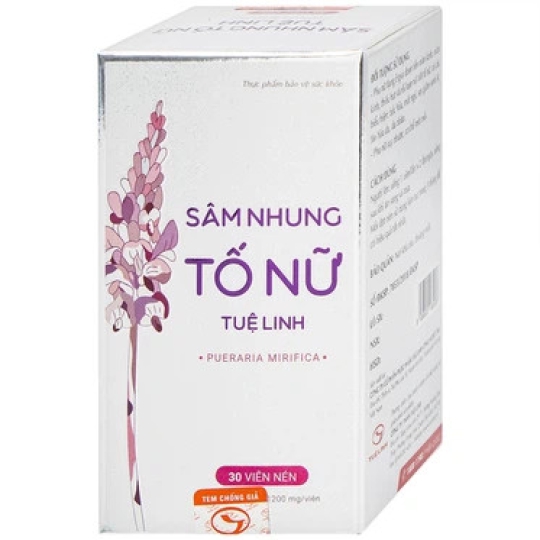 Viên uống Sâm Nhung Tố Nữ Tuệ Linh hỗ trợ tăng cường nội tiết tố nữ (Hộp 30 viên)