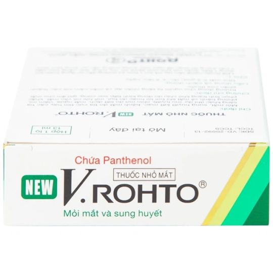 Thuốc nhỏ mắt New V.rohto Rohto điều trị mỏi mắt, sung huyết kết mạc (13ml)