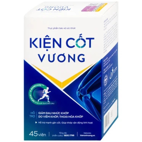 Viên uống Kiện Cốt Vương hỗ trợ giảm triệu chứng đau nhức khớp do viêm khớp, thoái hóa khớp (45 viên)