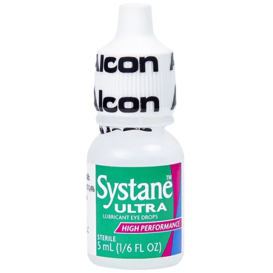 Dung dịch nhỏ mắt Systane Ultra Alcon làm giảm tạm thời các chứng rát và kích ứng do khô mắt (5ml)