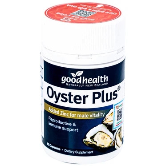 Tinh chất hàu Oyster Plus Goodhealth hỗ trợ tăng cường sinh lực, tăng cường đề kháng cho nam giới (60 viên)