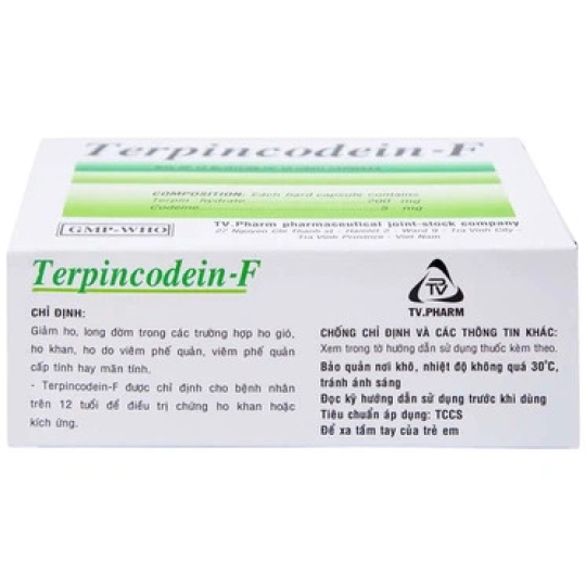 Thuốc Terpincodein-F TV.Pharm giảm ho, long đờm (100 viên)