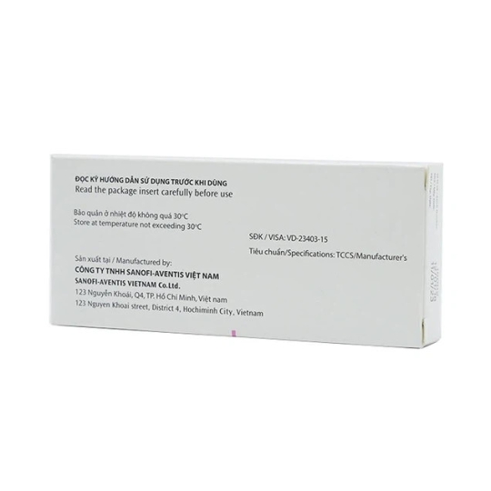 Thuốc Theralene 5mg Sanofi hỗ trợ điều trị các triệu chứng viêm mũi dị ứng, mày đay (40 viên)