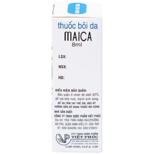 Thuốc bôi da Maica Việt Phúc điều trị nhiễm trùng, nấm da (8ml)