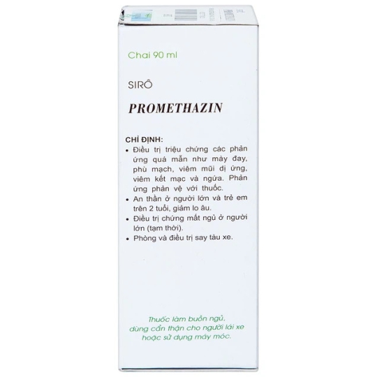 Siro Promethazin Vidipha điều trị viêm mũi dị ứng (90ml)