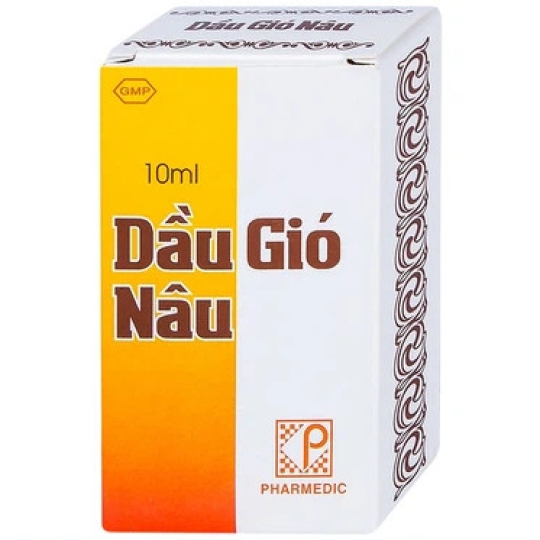 Dầu gió Nâu Pharmedic hỗ trợ điều trị cảm cúm, sổ mũi và nghẹt mũi (10ml)