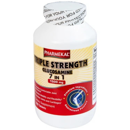 Viên xương khớp Triple Strength Glucosamine 7in1 1500mg Pharmekal bổ sung dưỡng chất cho khớp (200 viên)