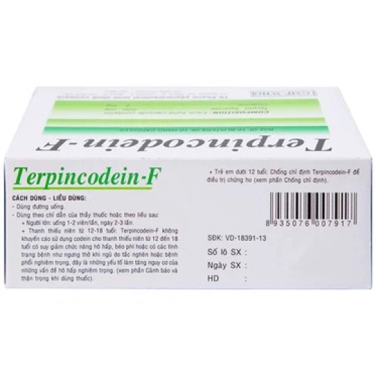 Thuốc Terpincodein-F TV.Pharm giảm ho, long đờm (100 viên)