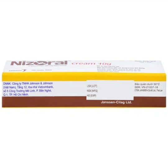 Thuốc Nizoral Cream Janssen điều trị nấm ngoài da (10g)