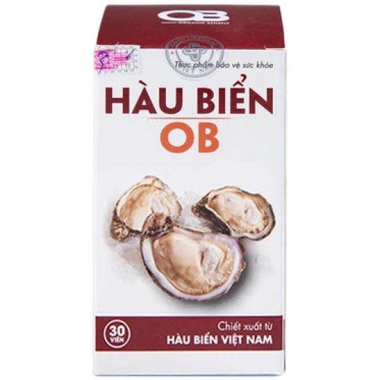 Tinh chất Hàu Biển OB USAPHA hỗ trợ tăng cường sinh lực, cải thiện sinh lý nam (30 viên)