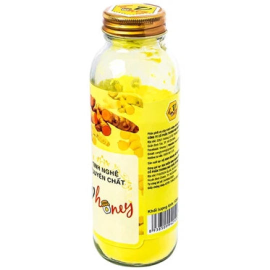 Tinh Nghệ Nguyên Chất Vhoney hỗ trợ tiêu hóa, giảm tổn thương dạ dày (125g)