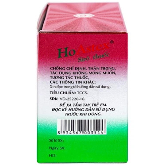 Thuốc HoAstex OPC điều trị ho, viêm đường hô hấp (Hộp 30 gói x 5ml)