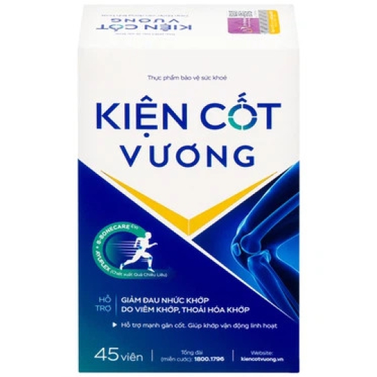 Viên uống Kiện Cốt Vương hỗ trợ giảm triệu chứng đau nhức khớp do viêm khớp, thoái hóa khớp (45 viên)