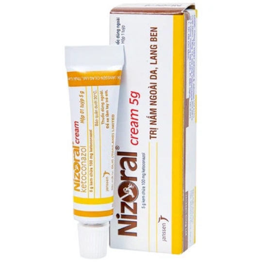 Thuốc Nizoral Cream Olic điều trị nhiễm nấm ngoài da (5g)