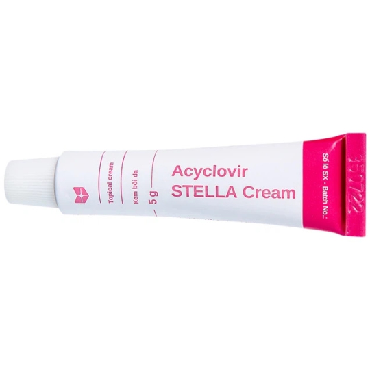 Kem bôi da Acyclovir Stada Cream điều trị nhiễm virus Herpes simplex (5g)