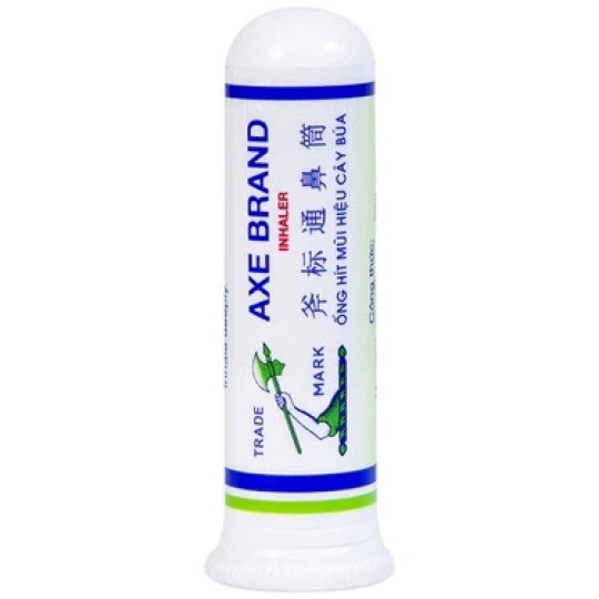 Ống hít Hiệu Cây Búa Axe Brand Inhaler Leung Kai Fook điều trị ngạt mũi, cảm cúm (1.7g)