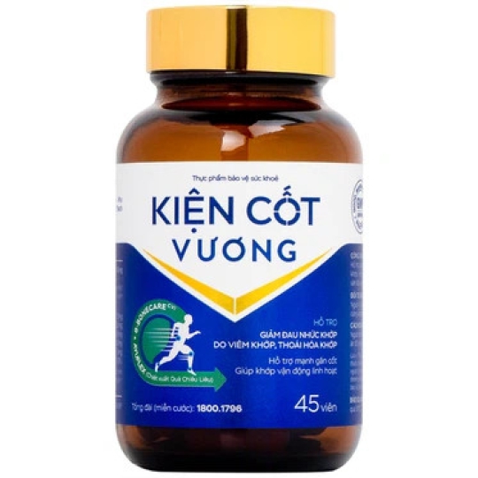 Viên uống Kiện Cốt Vương hỗ trợ giảm triệu chứng đau nhức khớp do viêm khớp, thoái hóa khớp (45 viên)