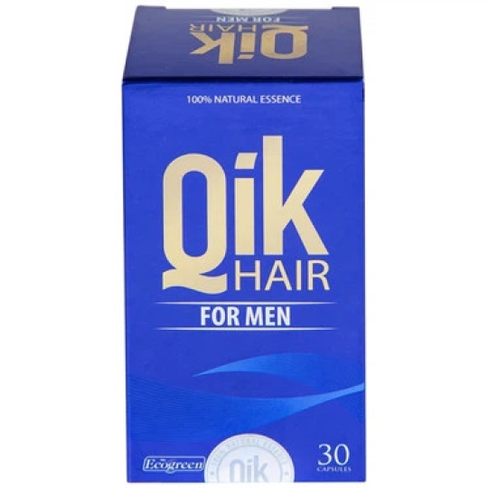 Viên uống Qik Hair For Men Ecogreen giúp giảm rụng tóc, hói đầu ở nam giới (30 viên)