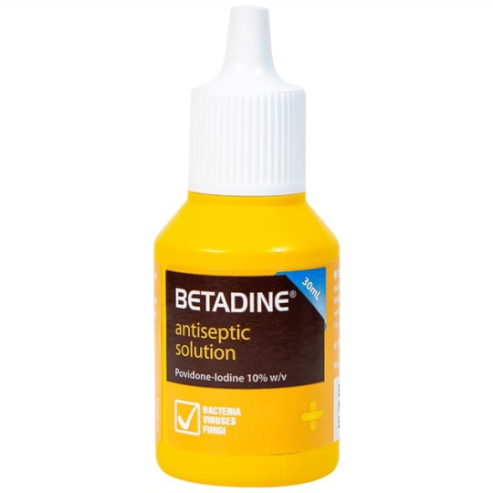 Dung dịch Betadine sát khuẩn vết thương, bề mặt (30ml)