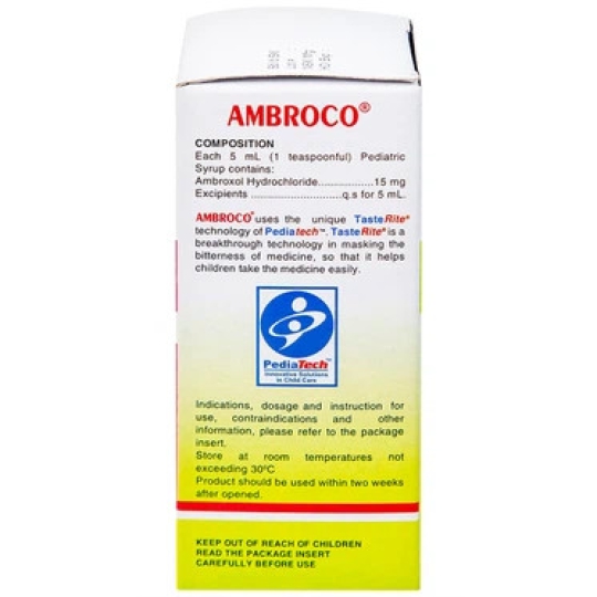 Siro Ambroco United hỗ trợ tan đàm cho trẻ (60ml)