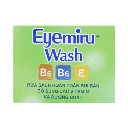 Dung dịch rửa mắt Eyemiru Wash Nitto Medic rửa sạch bụi bẩn (500ml)