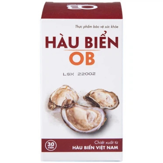 Tinh chất Hàu Biển OB USAPHA hỗ trợ tăng cường sinh lực, cải thiện sinh lý nam (30 viên)