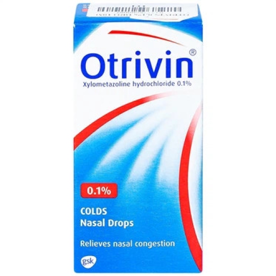 Thuốc nhỏ mũi Otrivin 0.1% Novartis điều trị sung huyết mũi họng (10ml)