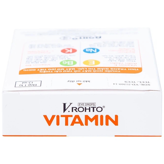 Thuốc nhỏ mắt V.rohto Vitamin hỗ trợ cải thiện tình trạng giảm thị lực, mắt mờ (13ml)