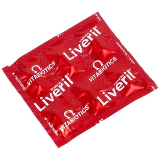 Viên uống Liveril Vitabiotics hỗ trợ tăng cường chức năng gan, tăng cường đề kháng (5 vỉ x 6 viên)