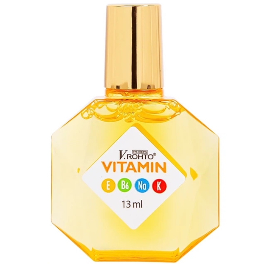 Thuốc nhỏ mắt V.rohto Vitamin hỗ trợ cải thiện tình trạng giảm thị lực, mắt mờ (13ml)