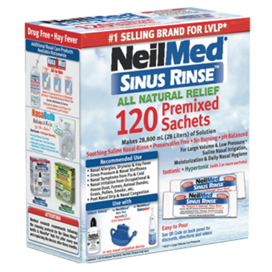 NEILMED SINUS RINSE 120 GÓI NGƯỜI LỚN 