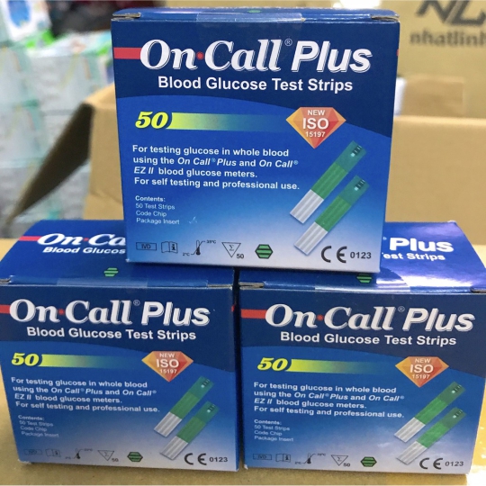 QUE THỬ ĐƯỜNG ON CALL PLUS (H/50 QUE)