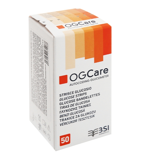 QUE THỬ ĐƯỜNG OGCARE 50 QUE