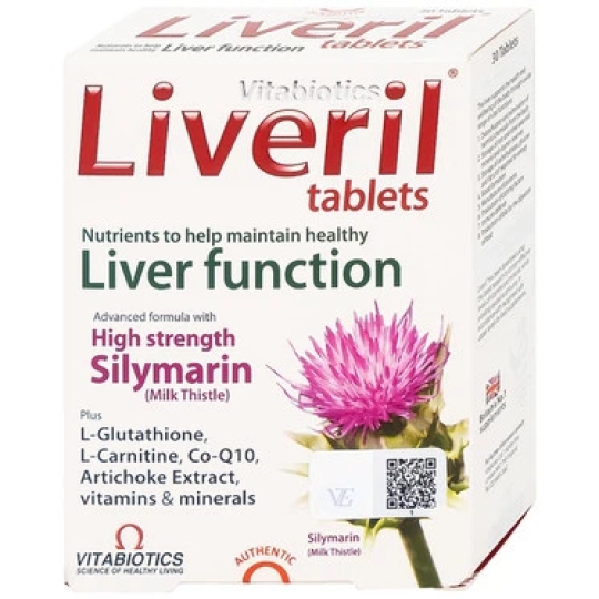 Viên uống Liveril Vitabiotics hỗ trợ tăng cường chức năng gan, tăng cường đề kháng