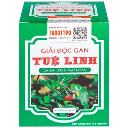 Viên uống Tuệ Linh hỗ trợ giải độc gan, bảo vệ gan (60 viên)