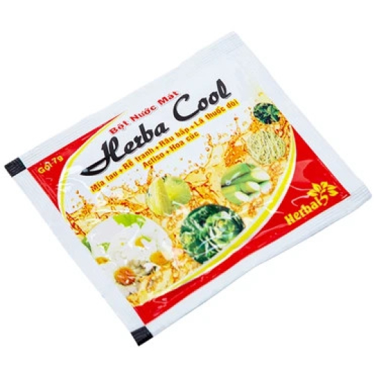 Bột nước mát Herbal Cool thanh nhiệt, mát gan, lợi tiểu (10 gói)