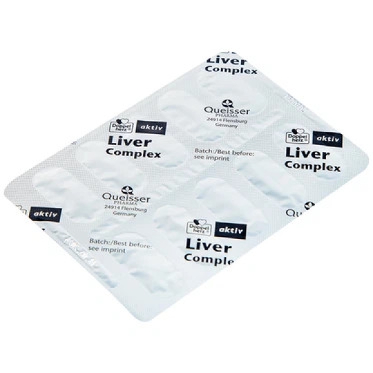 Viên uống Liver Complex Doppelherz Aktiv hỗ trợ thanh nhiệt, tăng cường giải độc gan (3 vỉ x 10 viên)