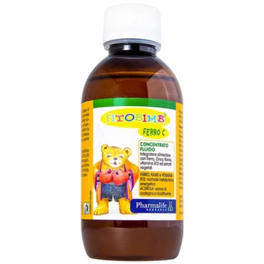 Siro Fitobimbi Ferro C Concentrato Fluido bổ sung sắt, kẽm, vitamin C cho cơ thể (200ml)