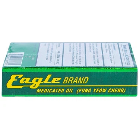 Dầu xanh Con Ó Eagle Brand Medicated Oil làm giảm tạm thời các đau nhức (24ml)