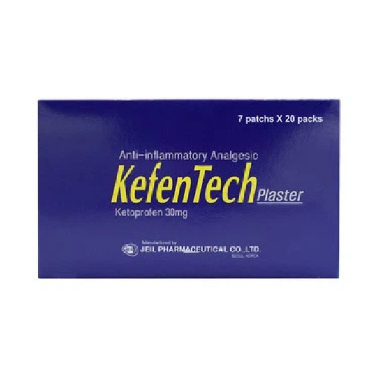 Miếng dán Kefentech Plaster Jeil chống viêm bao gân, đau cơ (20 gói)